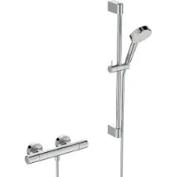 Ideal standard Ceratherm T25 N Duscharmatur Paket, Handbrause rund