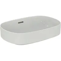 Ideal standard Aufsatzwaschtisch LINDA-X m ÜL o HL 550x380mm weiß 550 x 380 mm weiß