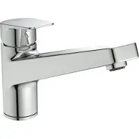 Ideal standard Ceraplan Einhebel-Küchenarmatur, Niederdruck, Ausladung 219mm, chrom, BD322AA