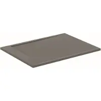 Ideal standard Rechteck-Brausewanne Ultra Flat S i.life 1200x800x32mm Quarzgrau 1200 x 800 x 30 mm Quarzgrau