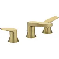 Ideal standard La Dolce Vita 3-Loch-Waschtischarmatur, Ausladung 130mm, m.Ablaufgarnitur, BD661A2, Farbe: Brushed Gold