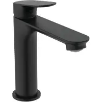 Ideal standard Ceralife O Waschtischarmatur, H120, BlueStart, Push-Open Ventil, Ausladung 135mm, BE100XG, Farbe: Silk Black