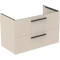 Ideal standard Waschtischunterschrank i.life B 1000x505x630mm, 2 Auszüge Sandbeige matt 1000 x 505 x 630 mm, 2 Auszüge