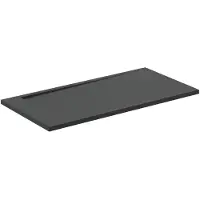 Ideal standard Ultra Flat S i.life Rechteck-Brausewanne, 1400x700x36mm, T5591FV, Farbe: Schiefer