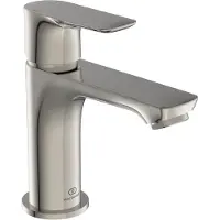 Ideal standard Waschtischarmatur Connect Air ohne Ablaufgarnitur Slim, Ausladung 107mm A7010GN Silver Storm