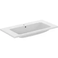 Ideal standard Möbelwaschtisch i.life B m ÜL 1 Hahnloch 1010x515x180mm weiß 1010 x 515 x 180 mm weiß