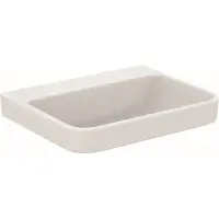 Ideal standard i.life B Waschtisch, ohne Hahnloch, ohne Überlauf, 600x480mm, T533901, Farbe: weiß-alpin