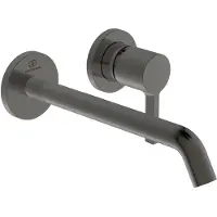 Ideal standard IDS Einhebel-Wandwaschtischarmatur JOY Baus. 2 Ala 22cm rd Ros magnetic grey