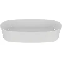 Ideal standard Schale IPALYSS o ÜL o HL 600x380x120mm we (alpin) m I + Weiß ohne Hahnloch, ohne Überlauf