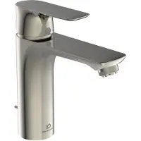 Ideal standard Waschtischarmatur Connect Air Niederdruck Grande, Ausladung 125mm A7054GN Silver Storm