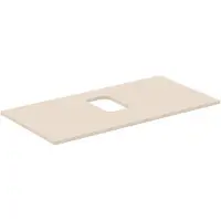 Ideal standard i.life B Waschtischplatte, mit Ausschnitt, kombinierbar mit einem Schale, 1002x507x18mm, T5411NF, Farbe: Sandbeige
