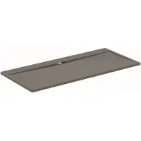 Ideal standard Rechteck-Brausewanne Ultra Flat S i.life 2000x900x30mm Quarzgrau 2000 x 900 x 30 mm Quarzgrau