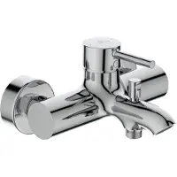 Ideal standard Badearmatur Ceraline Aufputz, Ausladung 119-126mm BC199AA Chrom