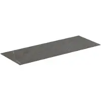 Ideal standard Conca Waschtischplatte, Ausschnitt mittig/links/rechts, 1000x373x6mm, T4346DI, Farbe: Pietra Grau