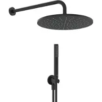 Ideal standard Idealrain Armaturenpaket BD825XG Unterputz-Wandanschluss, Stabhandbrause, silk black