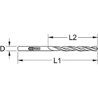 Ks Tools BERYLLIUMplus Spiralbohrer Ø 18 mm ( 962.9618 )