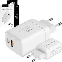 Krüger&Matz GAN 45W Power Delivery Quick Charge Kruger&Matz Schnellladegerät