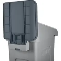 Rubbermaid - Panel Slim Jim Rs für Etikett Gray | 1 Stück