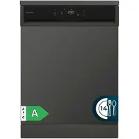 Cecotec Bolero Aguazero 6800 Dark, Unterbau, Standardgröße (60 cm), Schwarz, Schwarz, Berührung, 14 Maßgedecke
