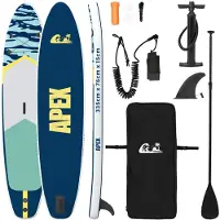 vidaXL Aufblasbares Stand Up Paddle Board APEX 335 x 76 x 15 cm Blau