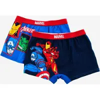 Marvel Boxer Unterhosen 2er-Pack, Mehrfarbig, 110