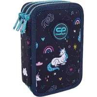 CoolPack Piórnik potrójny z wyposaeniem Jumper 3 Mrs Unicorn