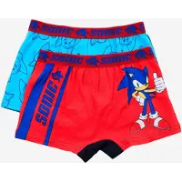 Sonic Boxer Unterhosen 2er-Pack, Mehrfarbig, 122
