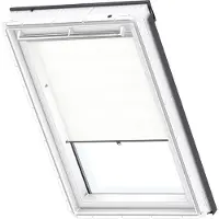 Velux Dachfensterrollo "mit Haltekrallen RHL PK00 9050" Lichtschutz Sichtschutz ohne Bohren freihängend Lichtregulierung und Privatsphäre