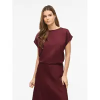 Vila Ellette Kurzarm-bluse