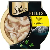 Sheba Filets Hühnerstreifen in Sauce Katzen-Nassfutter (Schale 60 g)