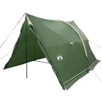 vidaXL Wasserdichter Pavillon Grün 185T Polyester mit PolyurethanBeschichtung