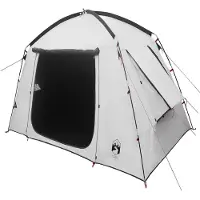 vidaXL Hütten-Zelt mit Dach Weiß Blackout 210 x 210 x 138 cm Polyester