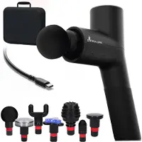 Extralink Massage Gymgun Fit 2.0 Pro | Pistolet do masażu | 7 głowic 6 trybów