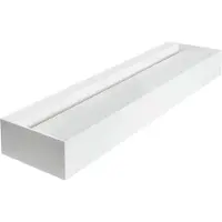Ideal standard Silhouette Reihenwaschtisch, ohne Hahnloch, ohne Überlauf, Weiß, S062601, Ausführung: 1800x470x200 mm