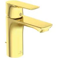 Ideal standard Waschtischarmatur fr Aufsatzwaschbecken Connect Air brushed gold glnzend gebrstet