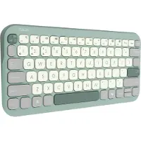 Asus KW100 KEYBOARD/GN/GE/81, 75%, Kabellos, Bluetooth, Scherenschalter, QWERTZ, Grün, Hellgrün