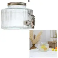 Home Deco Factory Getränkespender in Transparent - 2 l - onesize