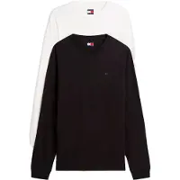 Tommy Hilfiger Langarmshirt-Set DM0DM22148 Schwarz Slim Fit