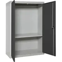Simon Rack Aktenschrank, Mehrzweckschrank, Stahl-Aufbewahrungsschrank, 1 Ebenen, Doppeltüren, Schloss - Simonlocker