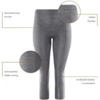Falke Damenstrumpfhosen 3/4 Tights Wool-Tech Light