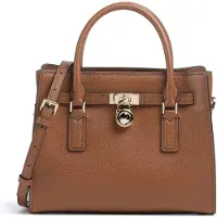 Michael Kors Hamilton Handtasche Leder Braun