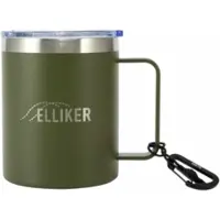 Elliker Reisebecher Malton Vacuum Insulated Camp Mug 12oz Green 355ml