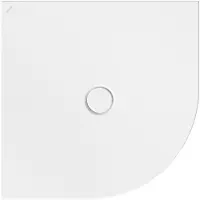 Bette BetteFloor Corner Viertelkreis-Duschwanne mit BetteGlasur Plus, 900x900mm, 5421-434PLUS
