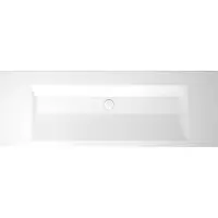 Bette BetteAqua Einbauwaschtisch, 1 Hahnloch, ohne Überlauf, 1400x495x80mm, A072-000HLW1,PW