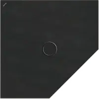 Bette BetteFloor Caro Fünfeck-Duschwanne mit BetteGlasur Plus, 900x900mm, 7191-790PLUS