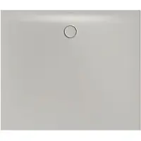 Bette BetteFloor Side Duschwanne mit Minimum-Wannenträger und BetteGlasur Plus, 1400x1200mm, 3394-410PLUS,T1, Farbe: Silver