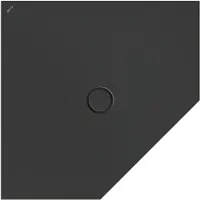 Bette BetteFloor Caro Fünfeck-Duschwanne mit BetteGlasur Plus, 1000x1000mm, 7211-402PLUS, Farbe: Slate matt