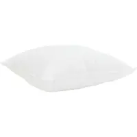 vidaXL Bettwäsche-Set Weiß 137 x 200 cm Baumwolle, Bambus, Polyester