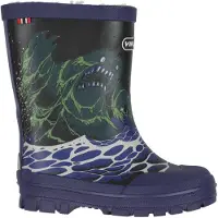 Viking Jolly Print Thermo Gefütterte Gummistiefel, Blue/Multi, 30, Kindergummistiefel, Kinderstiefel, Gummistiefel kinder, Kids