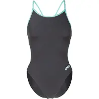 Arena Badeanzug, Damen Lace Back SOLID